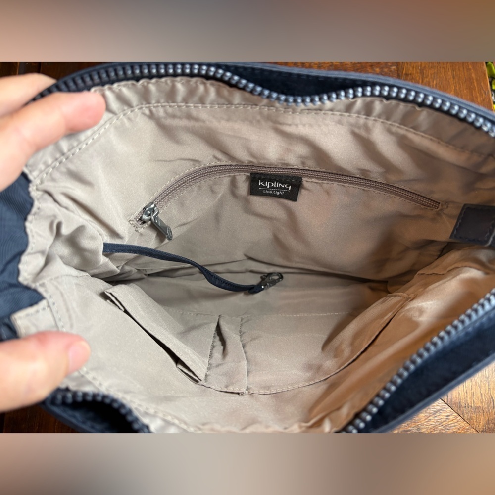 NWT Kipling Colby Crossbody Bag True Blue Tonal - Picture 7 of 7